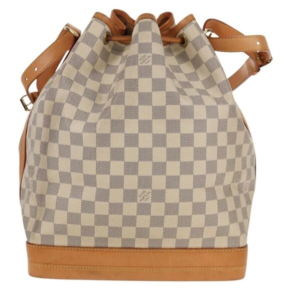 LOUIS VUITTON Damier Azur Noe Shoulder Bag N42222 LV Auth 138518V - Picture 3 of 16
